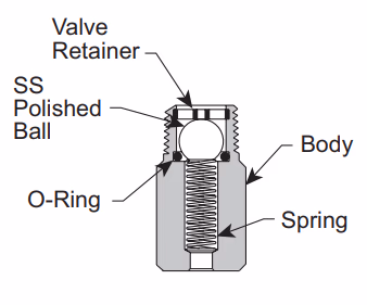 Armstrong 2010/2011/2022 2000 Series Inverted Bucket Steam Trap - Freeze Protection Plug