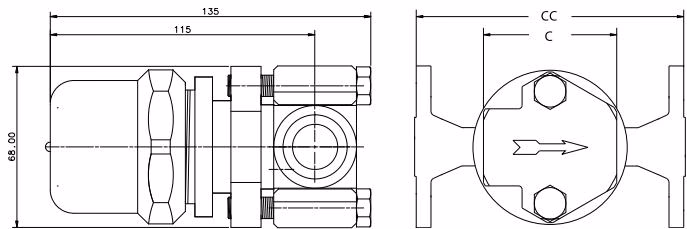 Armstrong AB-3000 capacity chart for hot condensate and cold water
