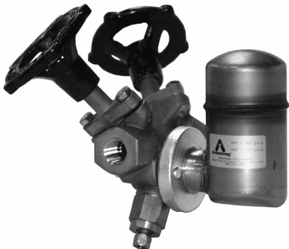 Armstrong 浮球热静力式蒸汽疏水阀 – FF-4000 系列 Armstrong FF-4000 Series FF-4250 with TVS-4000 trap valve station