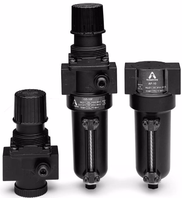 Armstrong 直接作用式减压阀 – GD-10 系列 Armstrong GD-10 Series GD-10F and AF-10 dimensions
