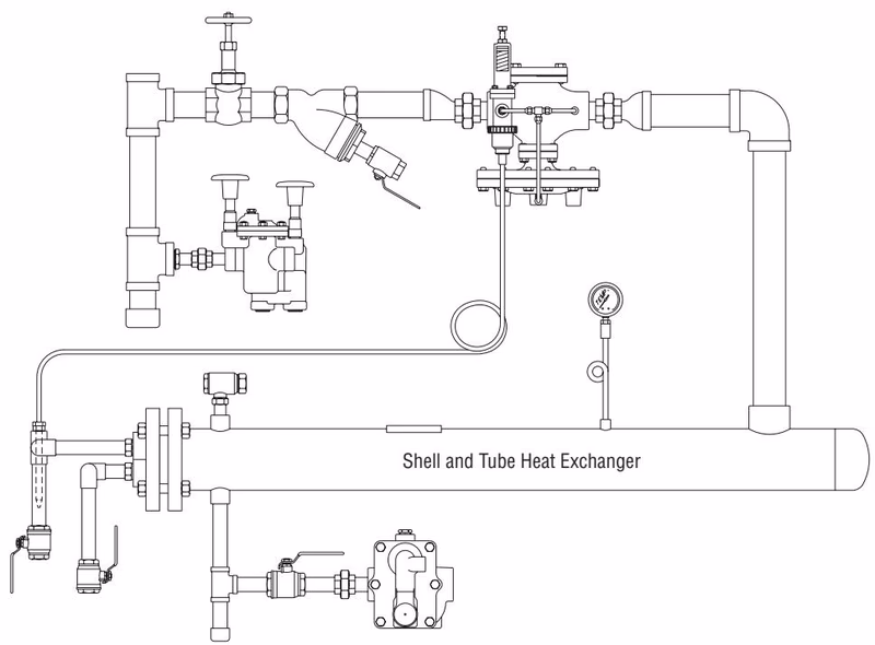 Armstrong OB-2000PT typical installation diagram