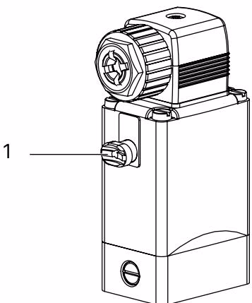 Burkert 19038 Type 0331 manual override operation