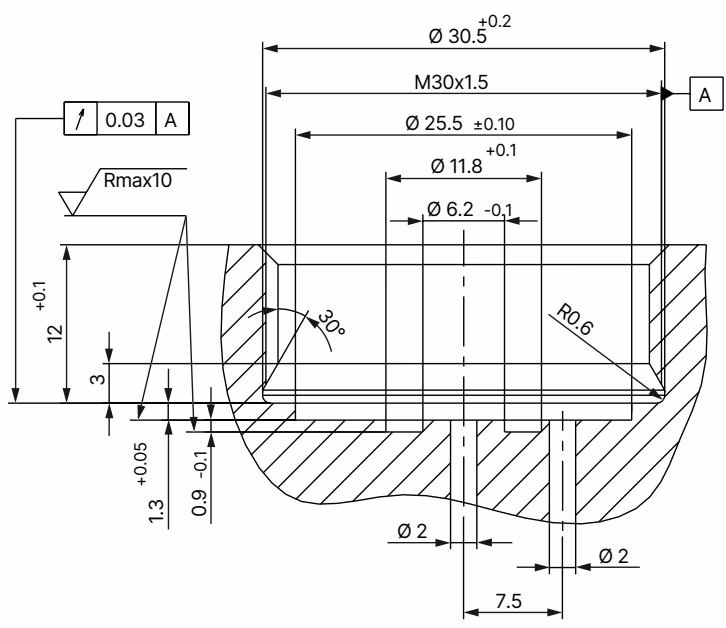 BURKERT 20016938 high pressure variant dimensions