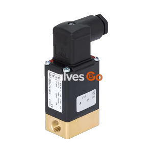 BURKERT 20034027 2/2-Way Direct-Acting Solenoid Valve, Type 0330, Brass, G1/4, 110V DC