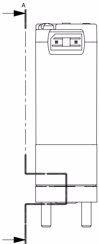 BURKERT 20041217 BURKERT Type 0127 material cross-section A-A