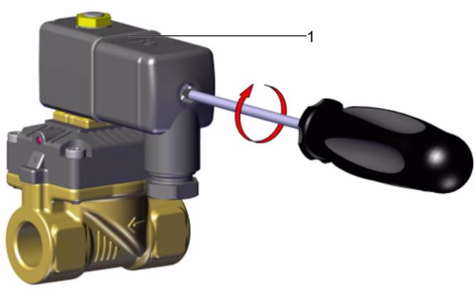 BURKERT 20069398 Type 6211 cable plug installation