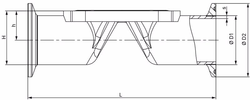 宝德 BURKERT 20084655 宝德 BURKERT 2933 带有卡盘接口的管压式阀体尺寸