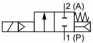 Burkert 20092753 Type 6440 circuit function A normally closed