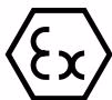 Burkert 20092753 Type 6440 explosion protection approval mark