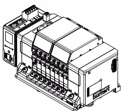 BURKERT 20110257 Type 8652 Dimensions 4 to 12 fold