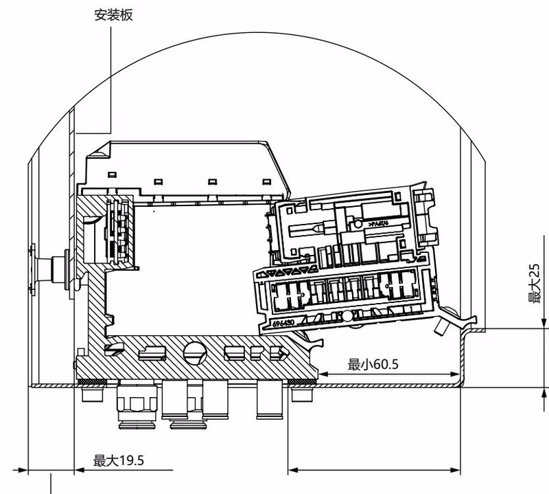 宝德 BURKERT 20110257 8652 型 安装间距