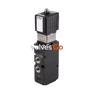 BURKERT 20116344 Type 6519 5/2-Way Pneumatic Solenoid Valve, 24V DC
