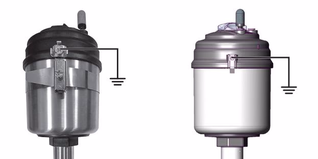 Bürkert 20120990 Type 2961 grounding strap clip and terminal for ATEX environments