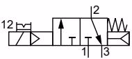 宝德 BURKERT 20121869 宝德 (Burkert) 8652 型 回路功能 C 2个二位三通电磁阀
