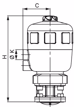宝德 BURKERT 20135360 宝德 (Burkert) 2032 型 CLASSIC 驱动器尺寸