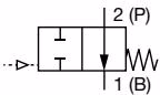 BURKERT 20135457 control function B normally open
