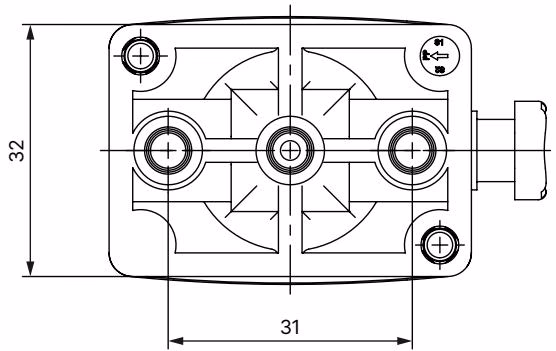 宝德 BURKERT 20139777 塑料阀体尺寸