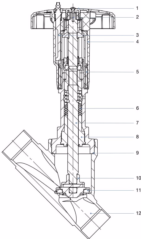 BURKERT 20141843 BURKERT 2920 material specifications and components diagram