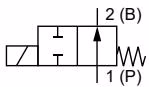 Burkert 23541 (Type 0331) circuit function B normally open