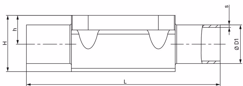 BURKERT 321032 Burkert Type 2103 forged steel valve body with welded connection dimensions