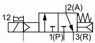 BURKERT 351181 Burkert Type 6430 circuit function C with auxiliary pilot air