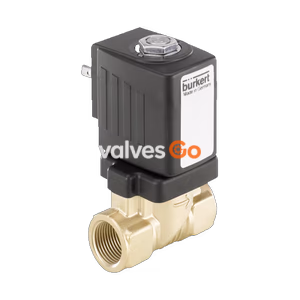 BURKERT 353014 Servo-Assisted 2/2-Way Diaphragm Valve, Brass, G 1 1/2