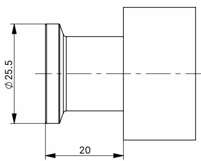 BURKERT 357974 BURKERT 8745 Dimensions for small nominal flow rates