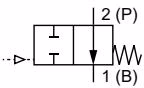 宝德 BURKERT 387583 2060 型控制功能 B 阀座下流向