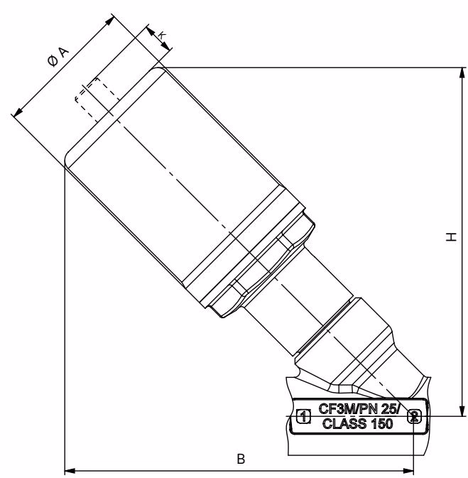 宝德 BURKERT 387868 宝德 BURKERT 2060 型执行机构尺寸
