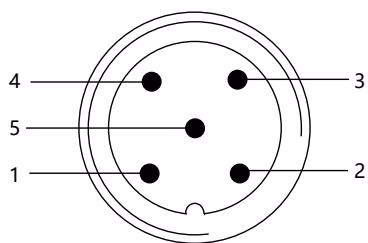 宝德 BURKERT 389238 宝德 BURKERT Type 8694 Bürkert 系统总线 (büS) 连接引脚分配