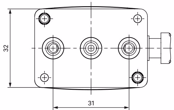 宝德 BURKERT 45197 0331型 标准版本金属阀体尺寸