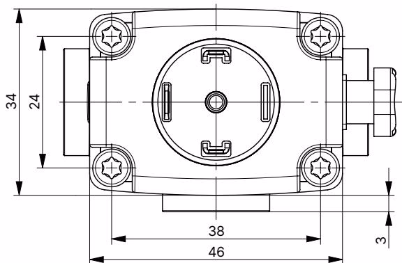 BURKERT 48042 plastic body dimensions