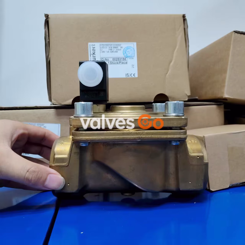 BURKERT 5281 Servo Diaphragm 2/2-Way Solenoid Valve - Rear View
