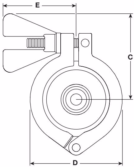 斯派莎克 Spirax Sarco BT6-B 管端尺寸图