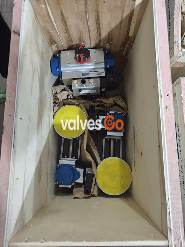 Spirax Sarco Pneumatic Ball Valve Complete Set - Package 1 (DN20 M10Si2AUTO ISO PN40 Ball Valve + BVA310S/8 Actuator + BVL300X + MV11 Solenoid Valve)