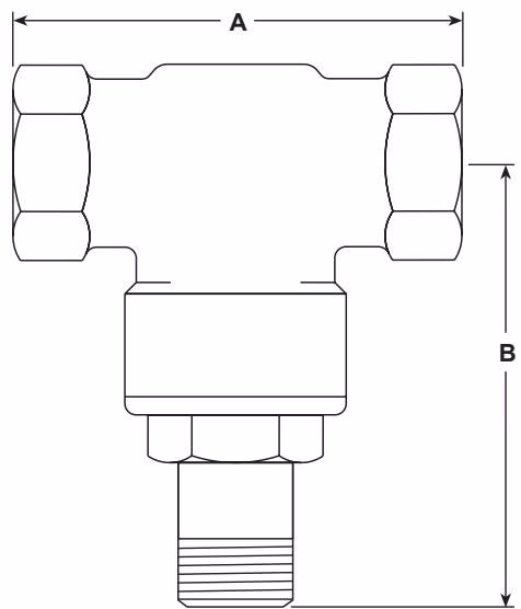 Spirax Sarco BXRA dimensions