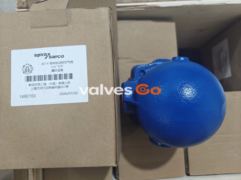 Spirax Sarco CA14 SG Iron Float Type Automatic Liquid Drainer - Top