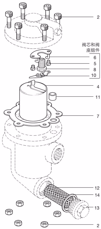 斯派莎克 Spirax Sarco HM34 备件图