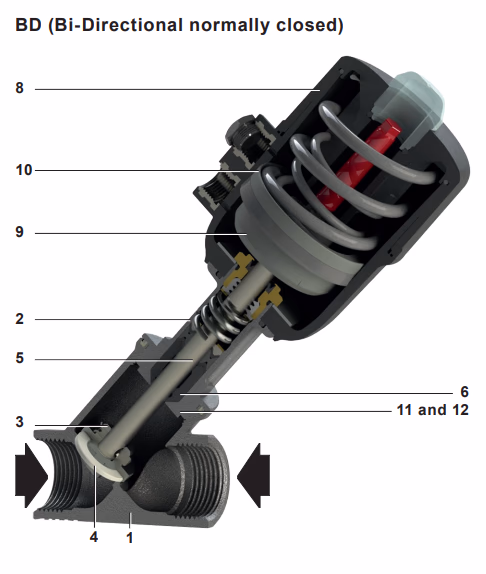 Spirax Sarco PF6 BD Structure Diagram