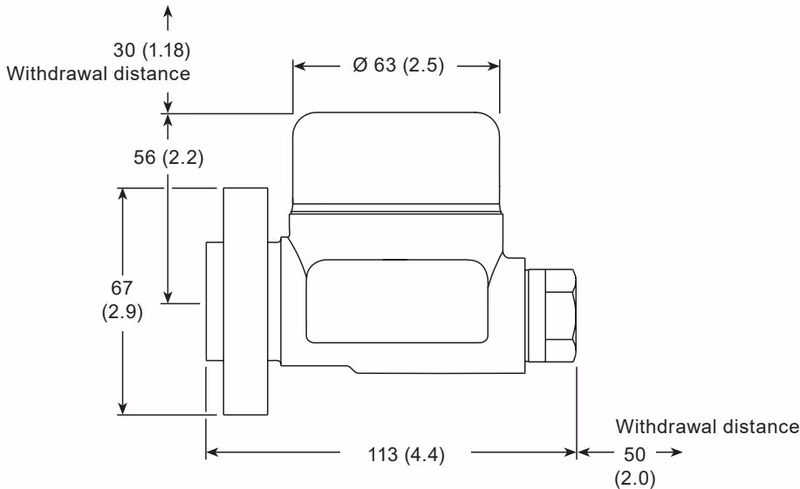 Spirax Sarco UTDS46M dimensions