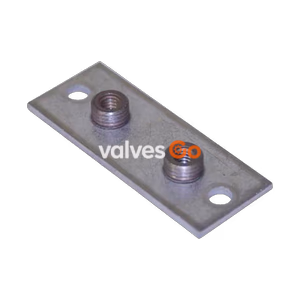 Swagelok 304-S1-WPE Extended Weld Plate, 304 Stainless Steel, 2.52 in.