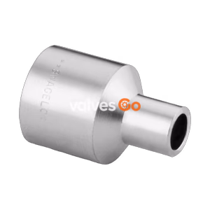 Swagelok 6LV-6MW-6-4P Micro-Fit® Reducing Union, 3/8 in. x 1/4 in. OD