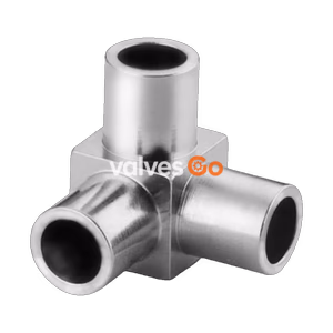 Swagelok 6LV-8MW-91P 316L VIM-VAR Micro-Fit® Tribow (Tee+Elbow), 1/2 in. OD, SC-01 Cleaned