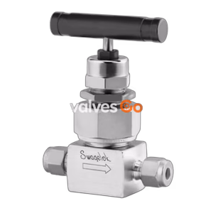 Swagelok SS-3HNRS4-G 316 Stainless Steel Needle and Metering Valves 1/4 in. x 1/4 in. Swagelok® Tube Fitting