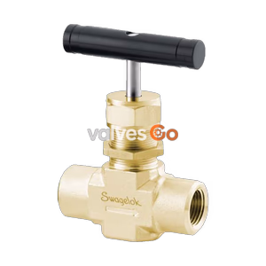 Swagelok B-18RF8 Brass Integral Bonnet Needle Valve, 1/2 in. FNPT
