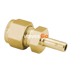 Swagelok B-200-R-4 Brass Tube Fitting Reducer, 1/8 in. Tube OD x 1/4 in. Tube Adapter