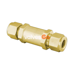 Swagelok B-2F-2 Brass In-Line Particulate Filter, 2 Micron