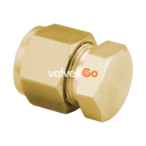 Swagelok B-600-C Brass Tube Cap Fitting, 3/8 in.