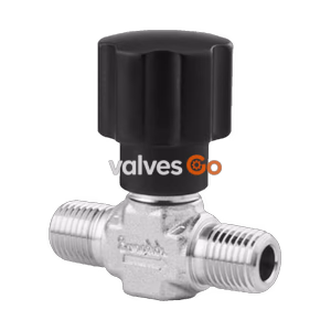 Swagelok M-14DKM4 Alloy 400 Integral Bonnet Non-Rotating Stem Valve, 1/4 in. MNPT