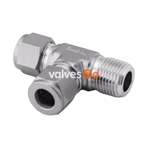 Swagelok SS-1010-3TMT Male Run Tee Tube Fitting, 316 Stainless Steel